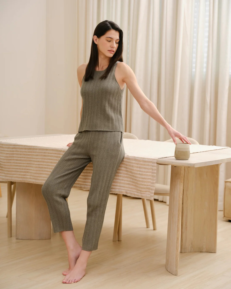 SOL - Multi - Ribbed Tapered Pant