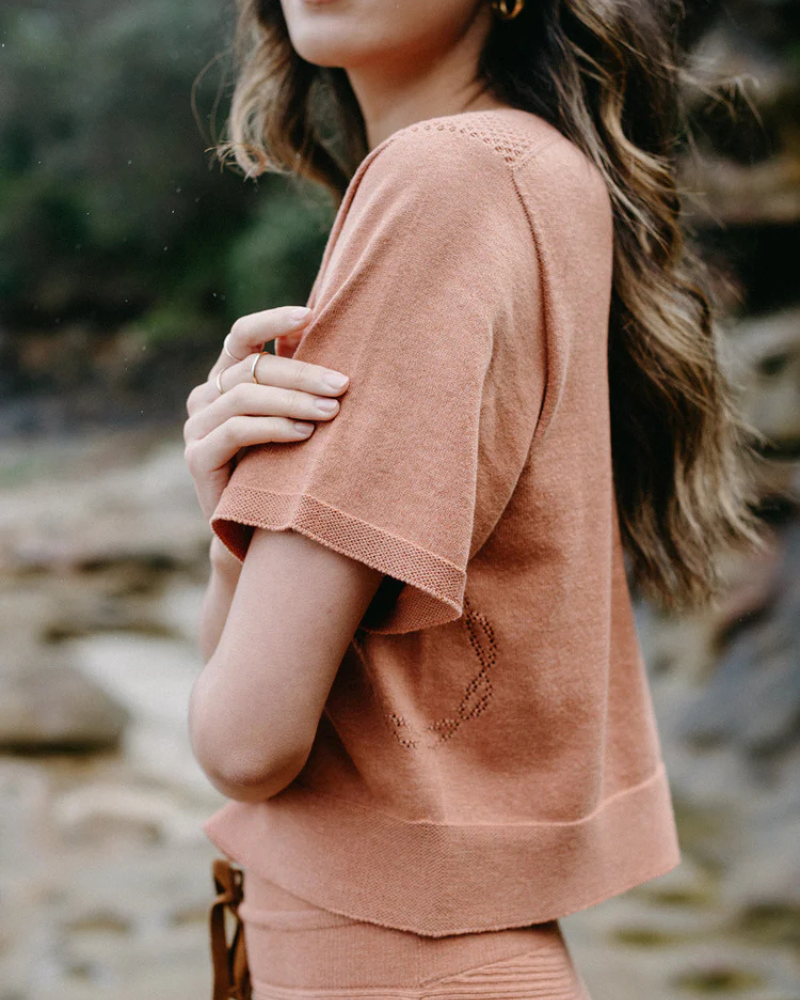 SOL - Knit Cropped Tee