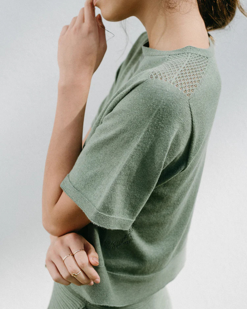SOL - Knit Cropped Tee