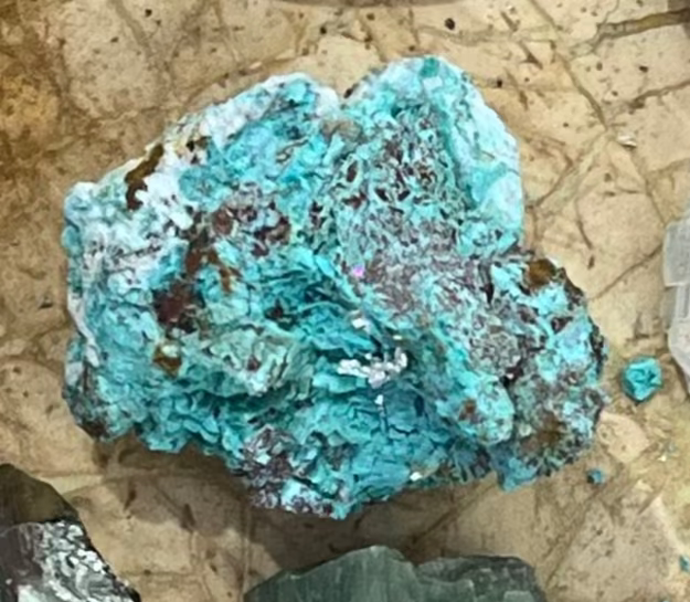 WES 12 Chrysocolla with Sliver, Black Forest, Germany