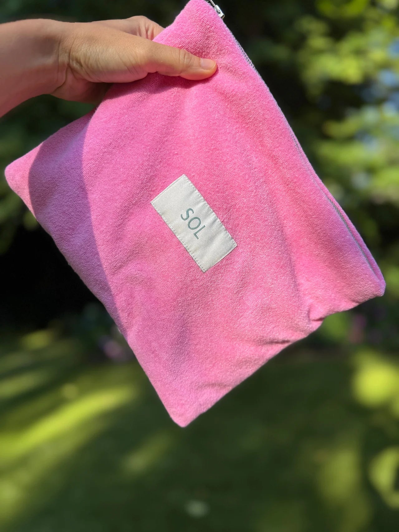 SOL - Terry Zipper Pouch