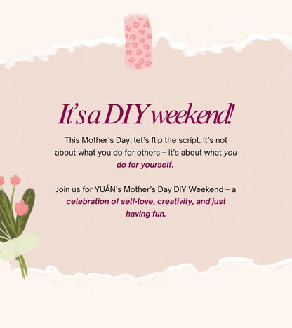 Mother's Day DIY Do-it-for-Yourself Day of Fun